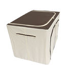 100L無臭の折り畳み式の布の収納箱、ふたが付いているマルチシーンの生地の収納用の箱