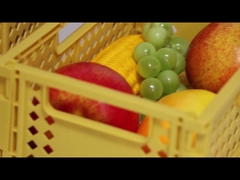 再利用可能なプラスチック製スタッキングバスケット