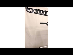 ステンレス製 3 段折りたたみ洗濯物干しラック