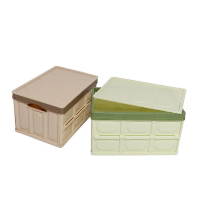 品質  Multiscene Collapsible Storage Bins With Lid , Silk Road Enterprise Durable Foldable Plastic Bins 工場