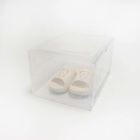 磁気厚くされた透明な靴箱、側面の開放された積み重ね可能な靴の大箱