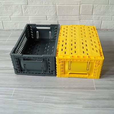 品質 軽食のフルーツのためにプラスチック小さい出された折りたたみ貯蔵の木枠PP 工場